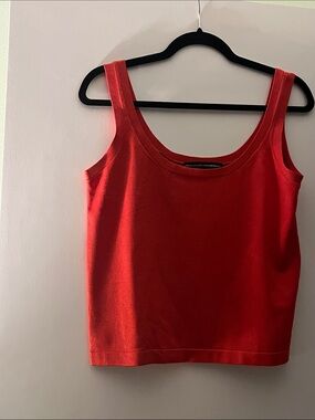 Women’s Red Scoop-Neck Tank Top